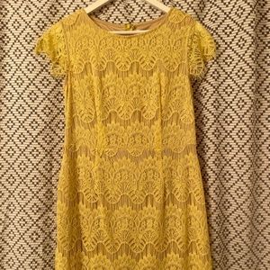 Yellow Lace dress